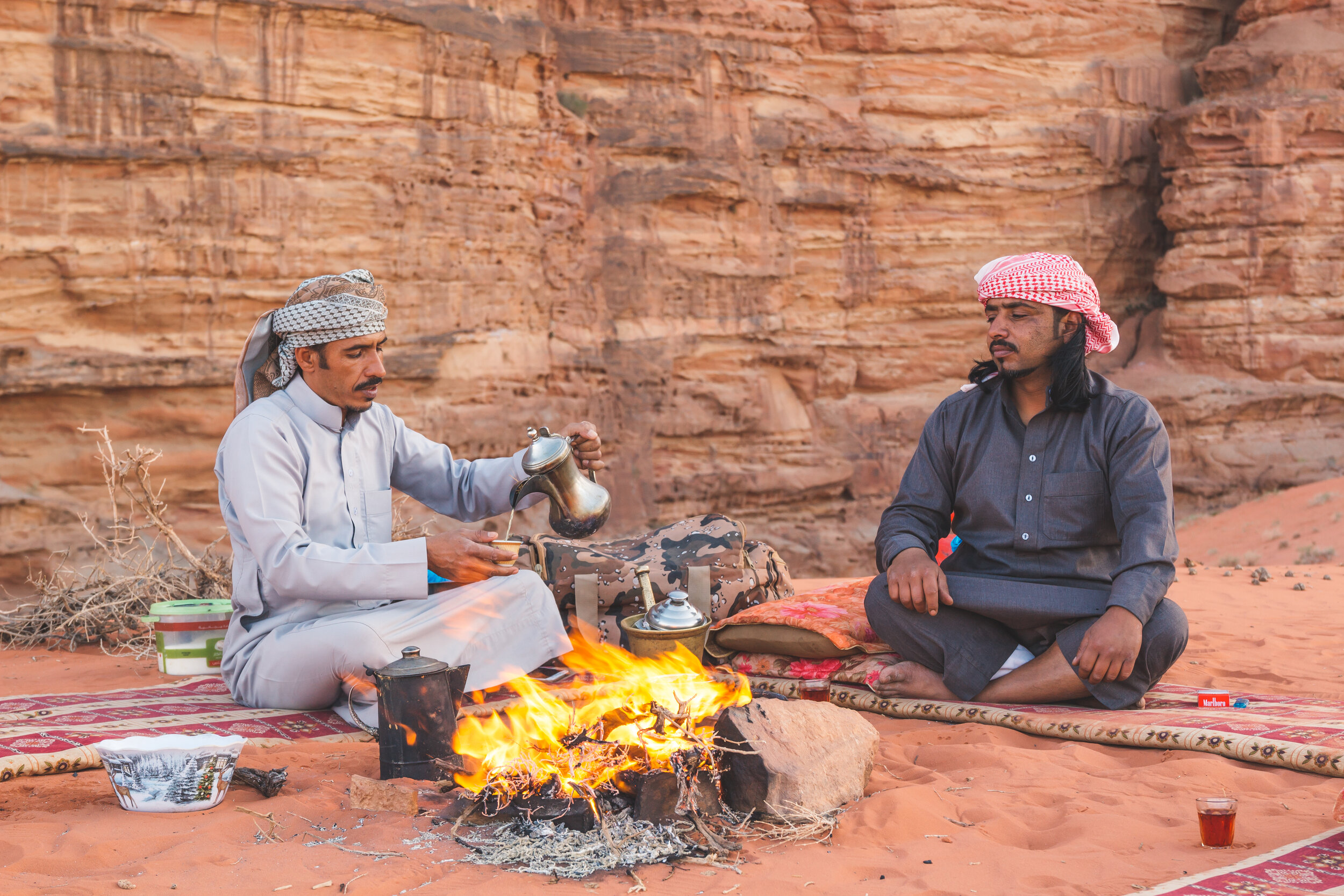 Excursiones de senderismo y trekking en Wadi Rum Jordania Petra Dana